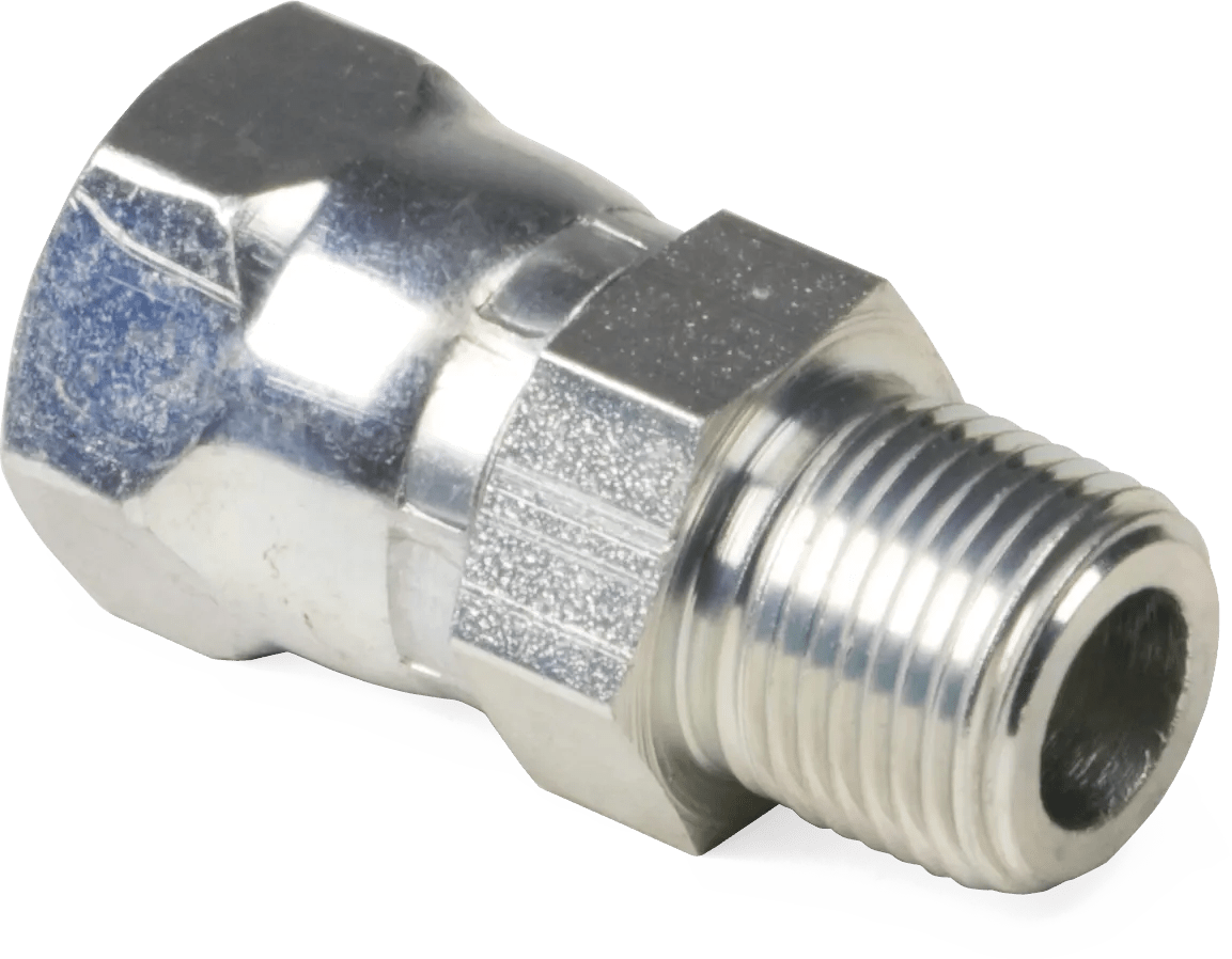 Steel Female SAE JIC 37° Swivel to Male Pipe Adapters