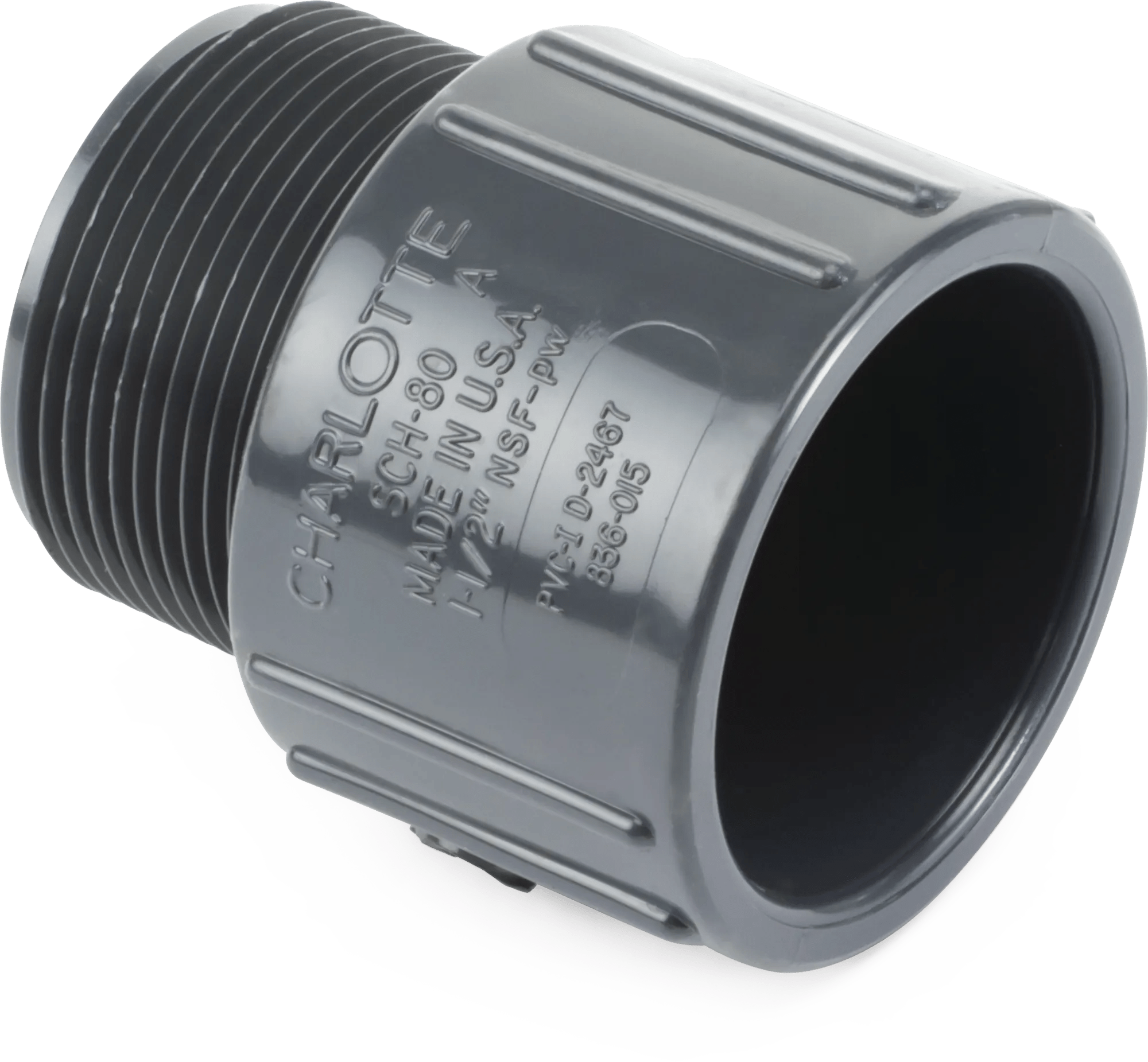 1" Schedule 80 PVC Male Adapter