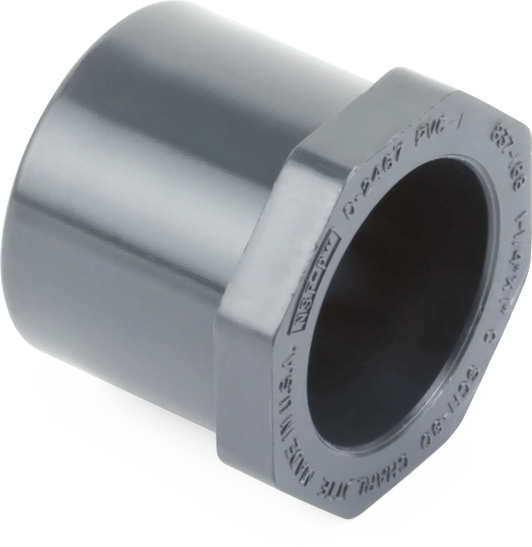 1-1/2" x 1-1/4" Schedule 80 PVC Reducing Bushing