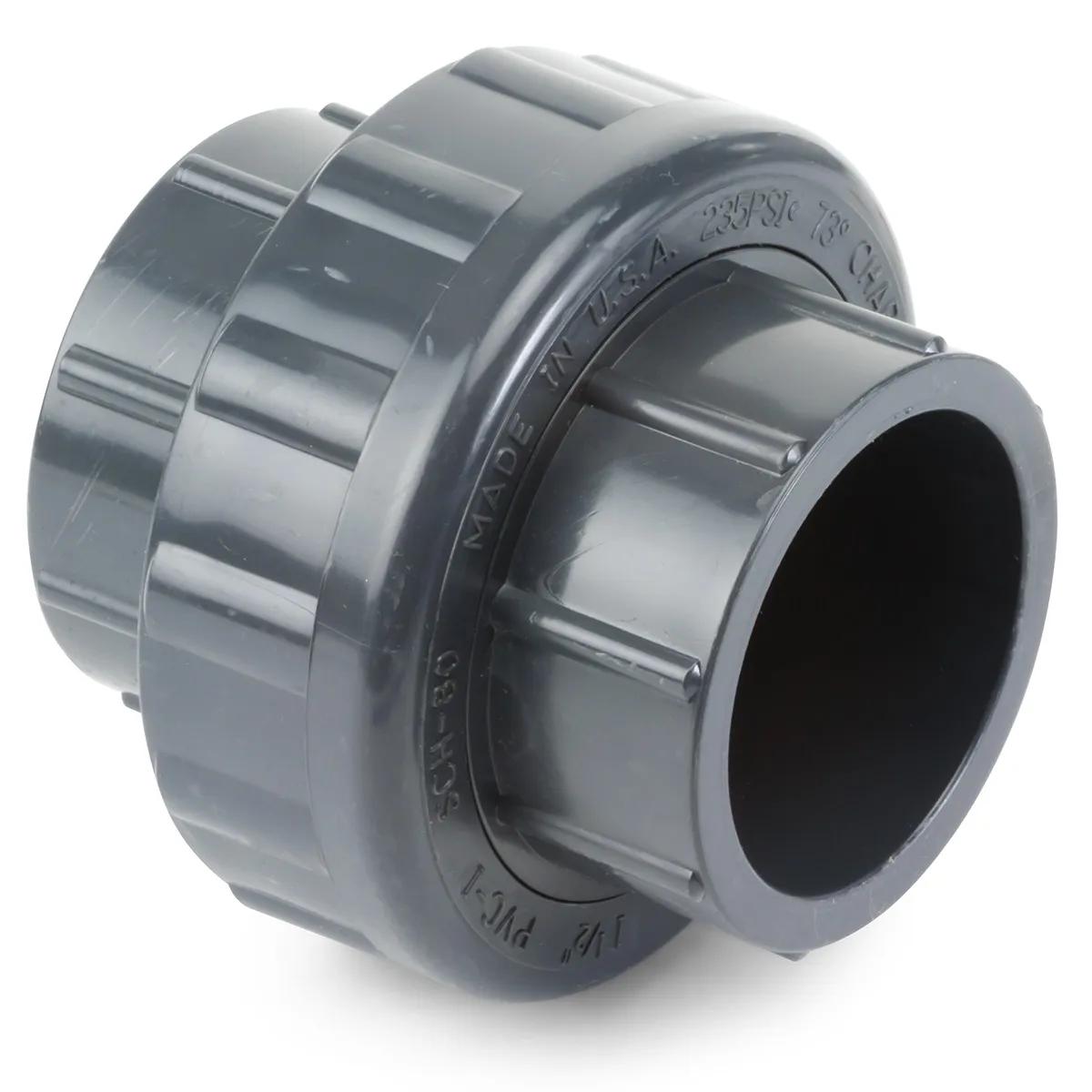 1-1/4" Schedule 80 PVC Union