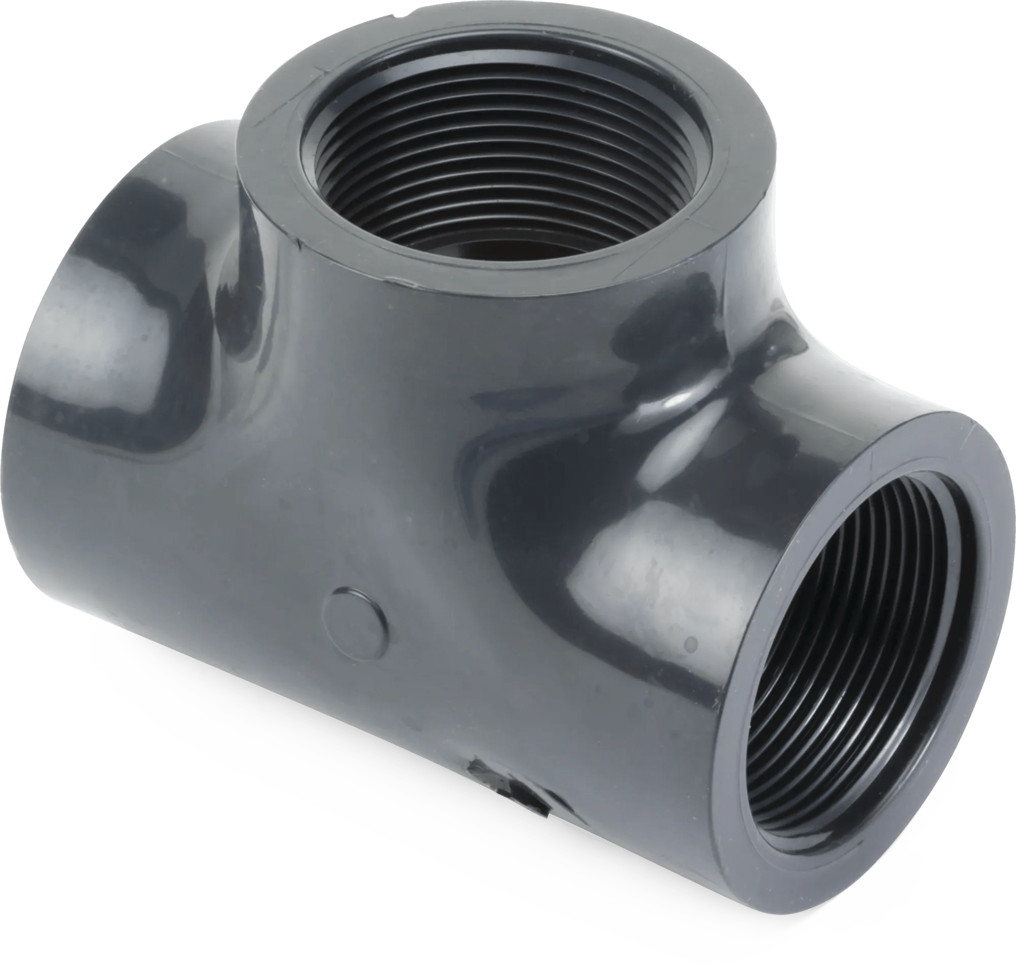 1/2" Schedule 80 PVC Threaded Tee