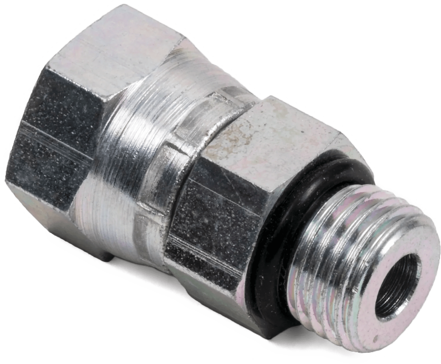 Steel Male Straight Thread O-Ring to Female NPSM Swivel Adapters