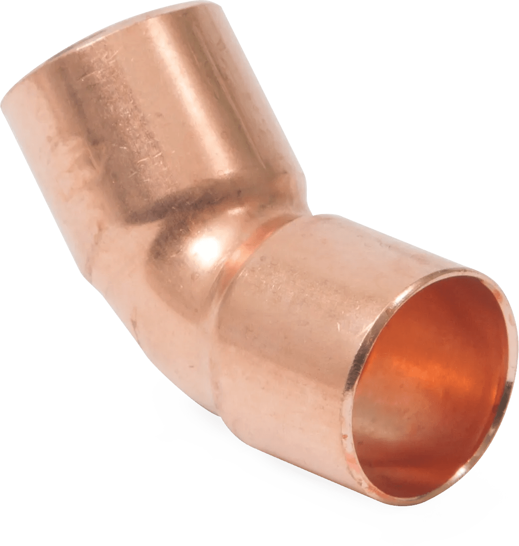 3/8" Copper 45° Elbow