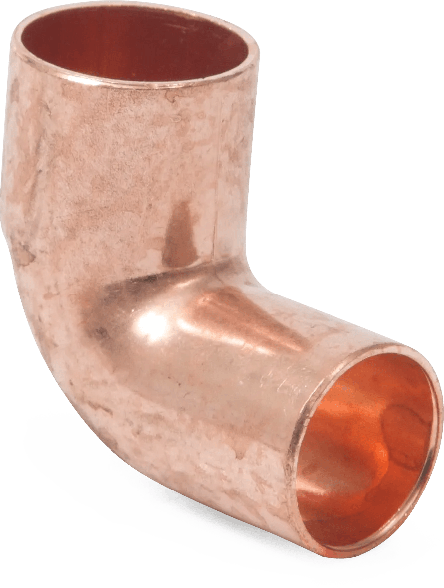1" x 1" Fitting to Copper 90° Elbow