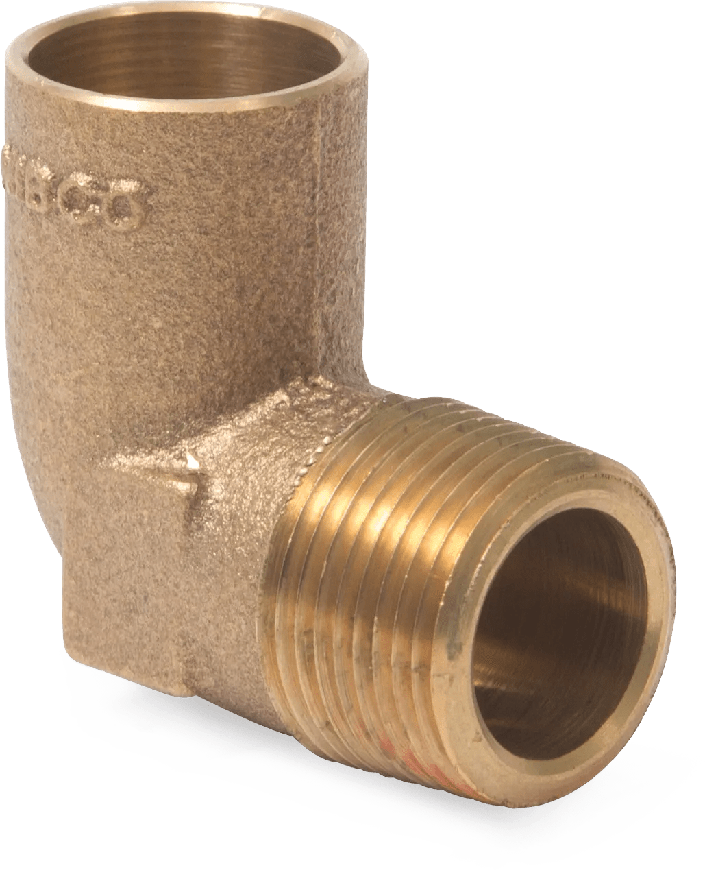 1/2" x 1/2" Copper to Male Pipe Thread 90° Elbow