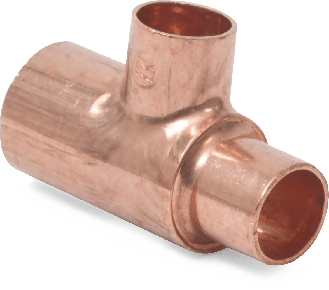 1/2" x 1/2" x 1/2" Copper Tee - 5 Pack