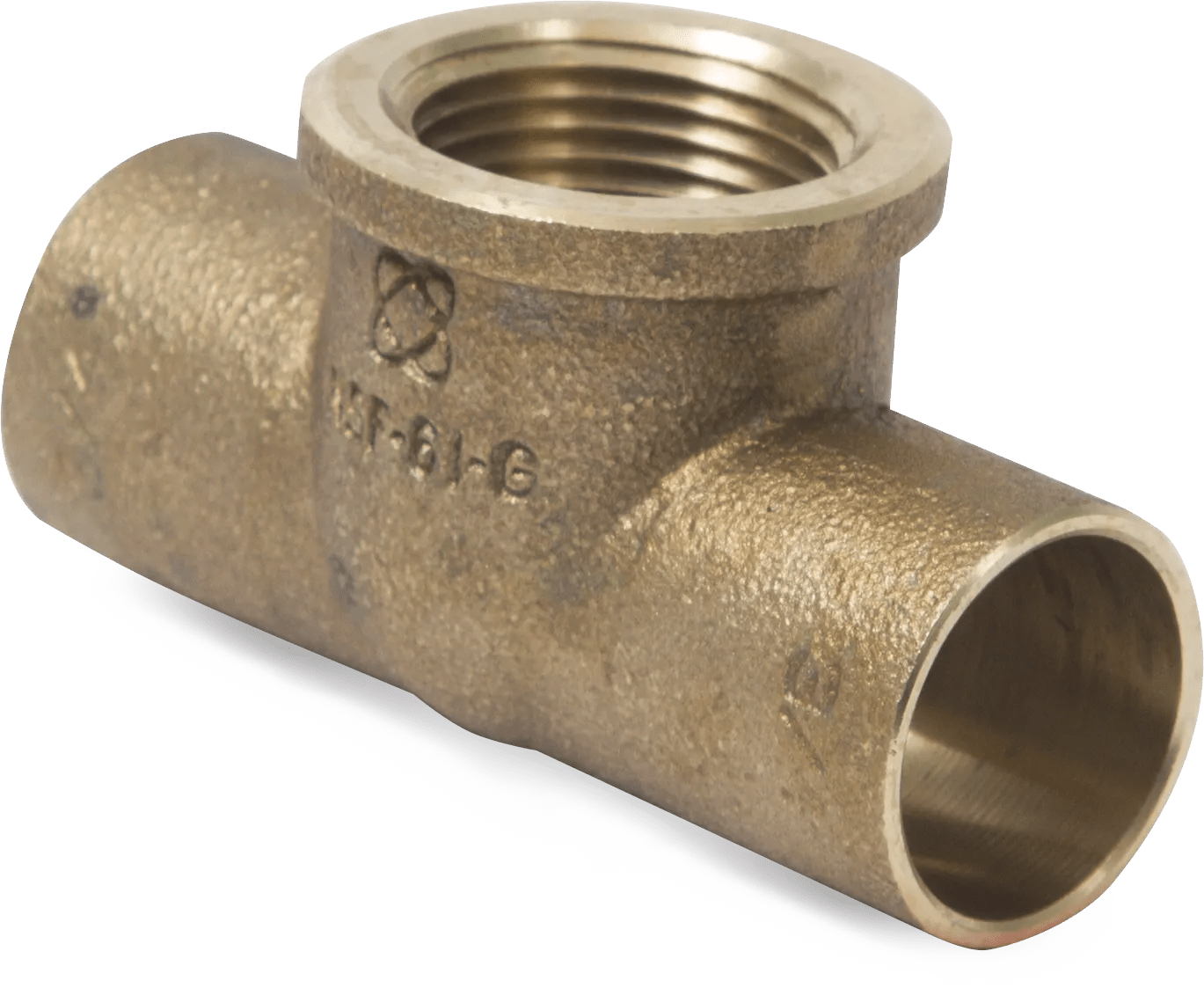 3/4" x 3/4" x 3/4" Copper to Copper to Female Pipe Tee