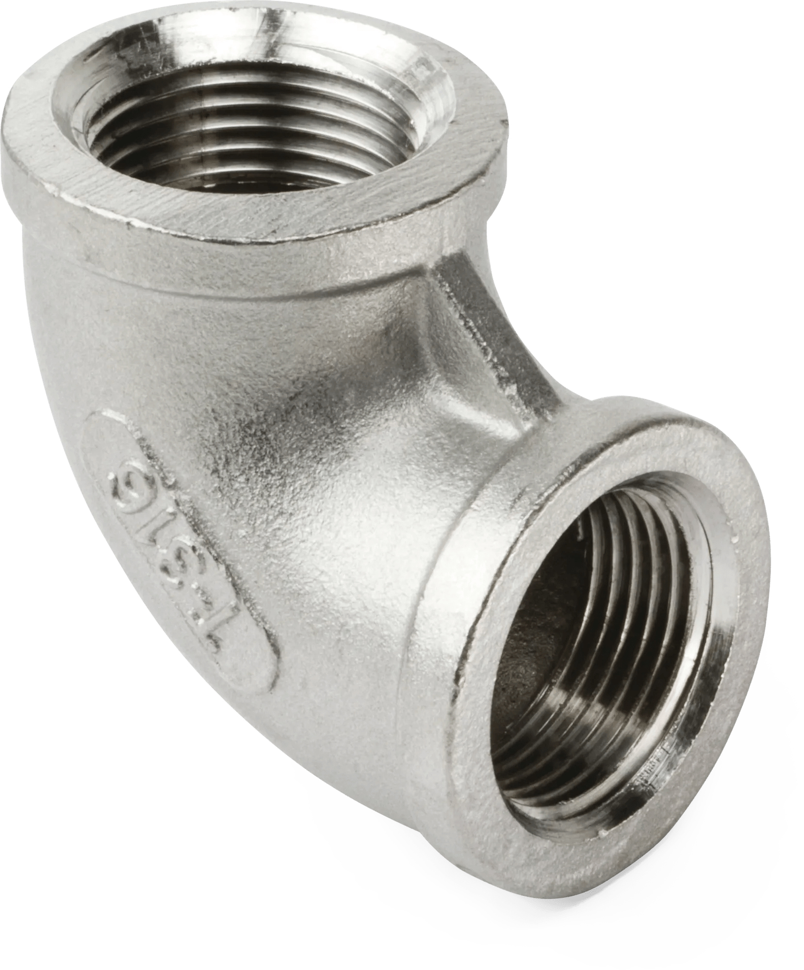 1/8" Class 150 304 Stainless Steel 90° Elbow
