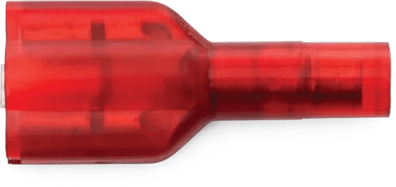 22 - 18 AWG Red Nylon Enduralon™ Quick-Connect Female (1/4" Tab) Terminal - 50 Pack