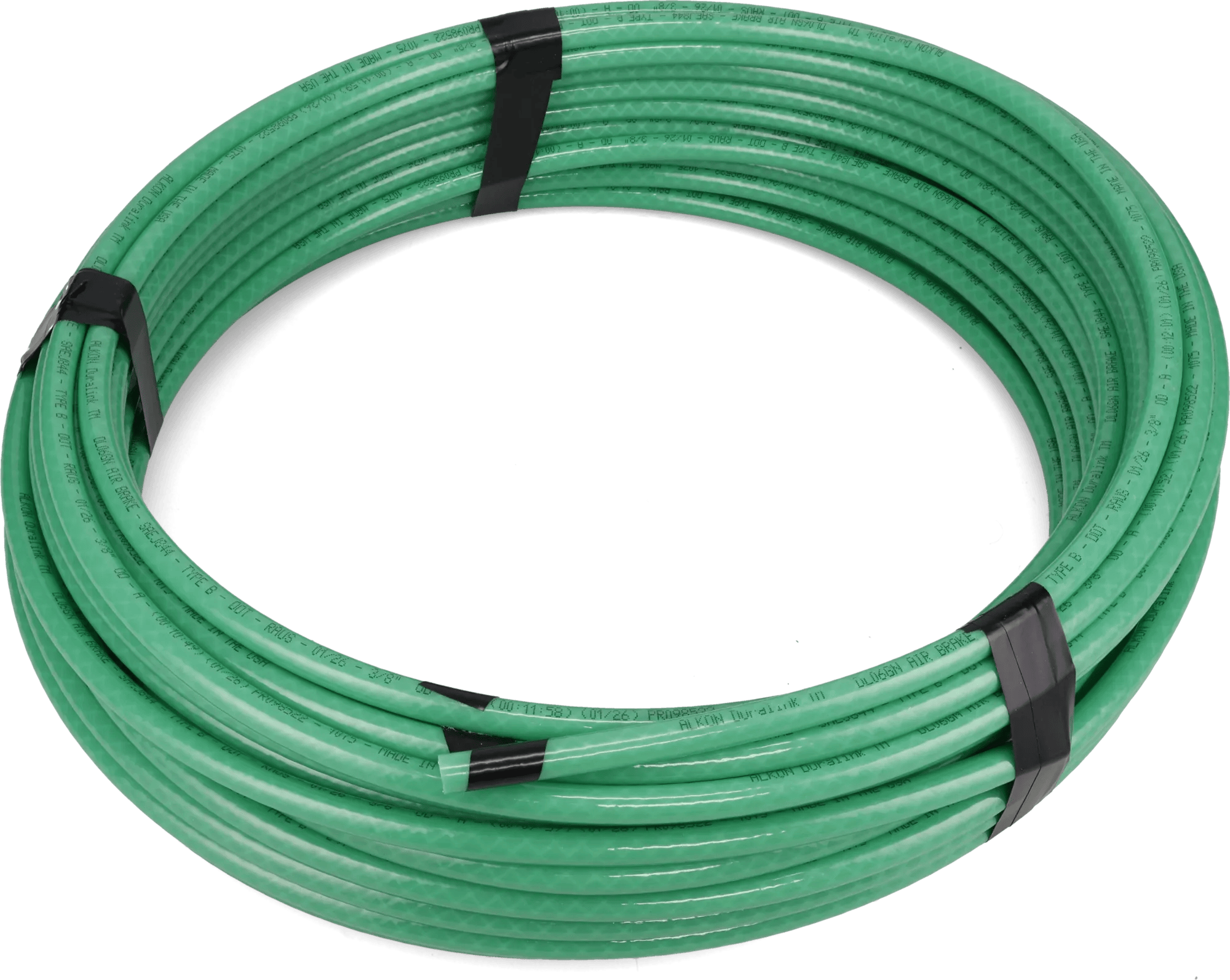 1/4" Green Kimposite USA Air Brake Tubing - 100 Feet