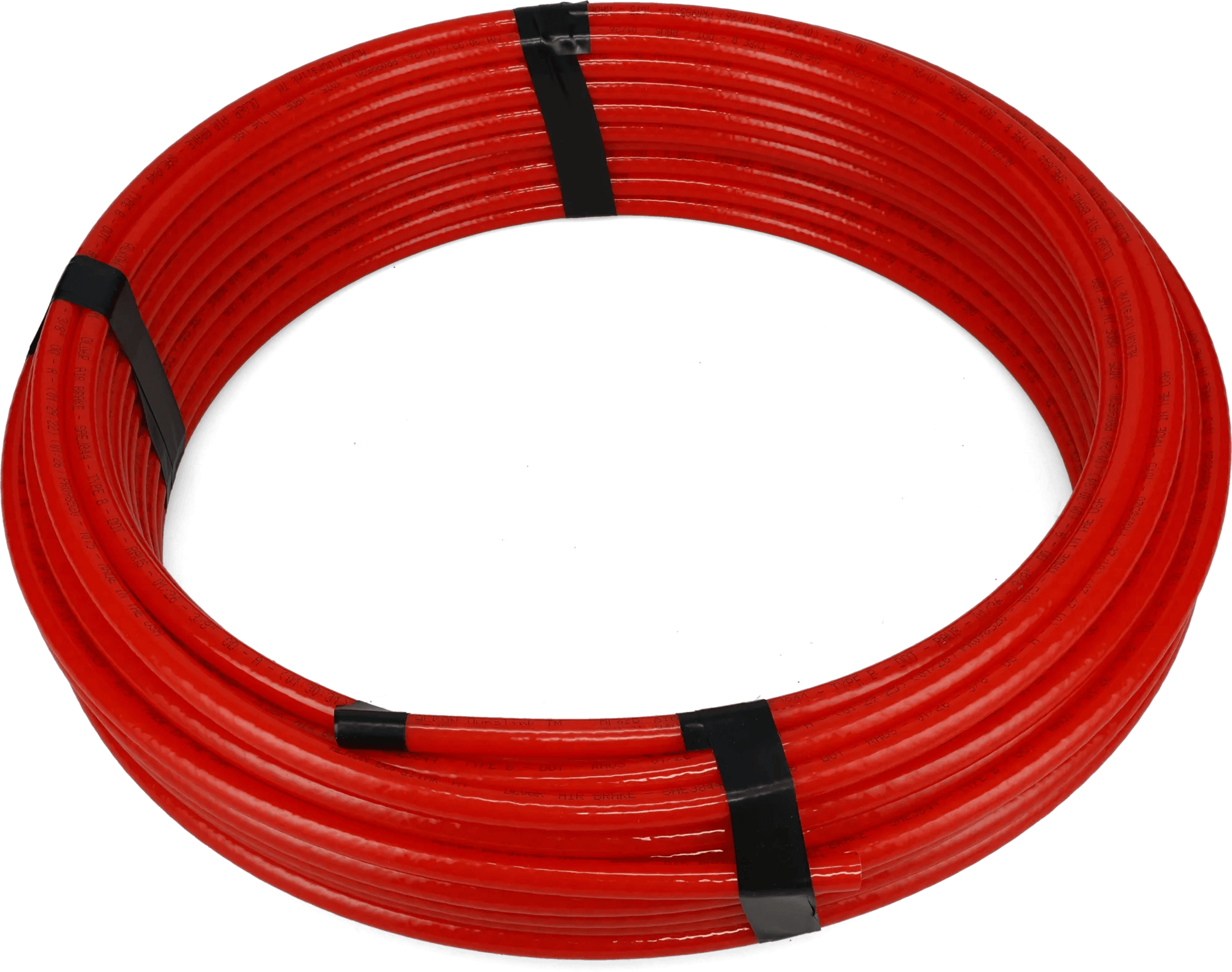 1/4" Red Kimposite USA Air Brake Tubing - 100 Feet