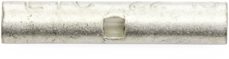 22 - 19 AWG Seamless Non-Insulated Butt Connector - 50 Pack