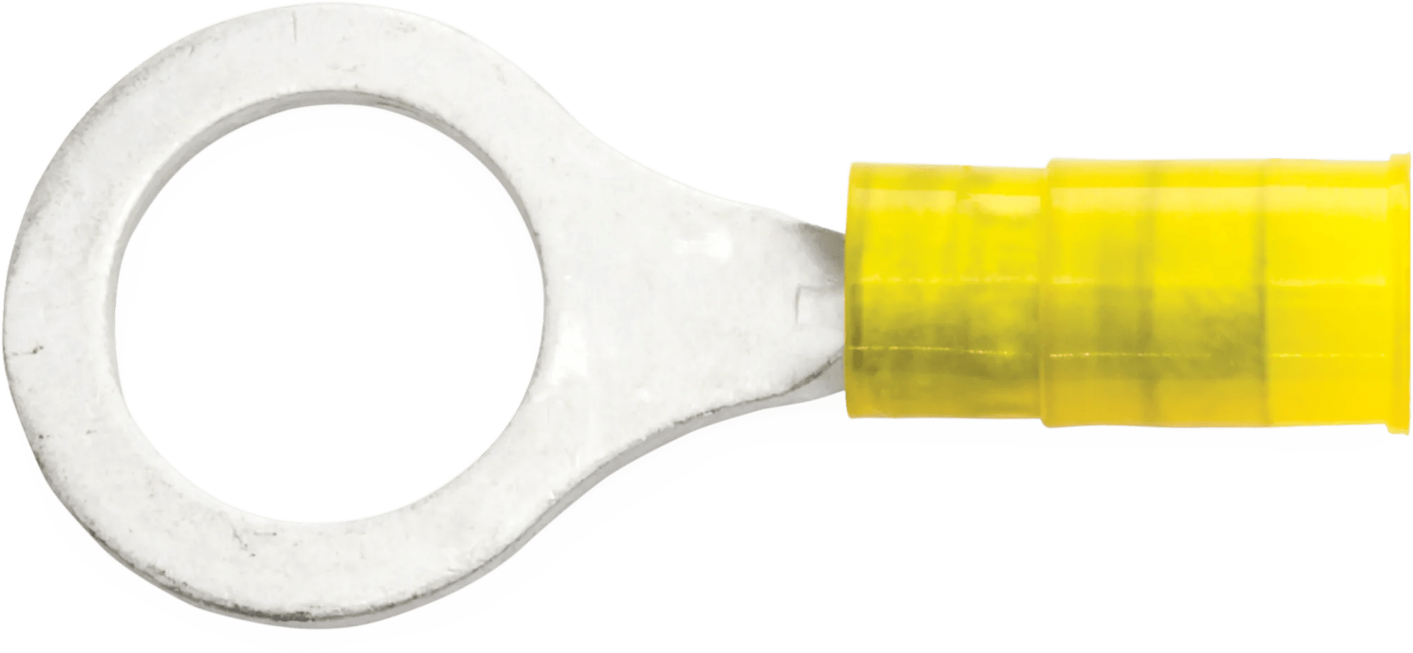 16 -14 AWG Yellow Nylon Insulated Enduralon™ Heavy Duty (7/16" - 1/2") Ring Terminal - 50 Pack