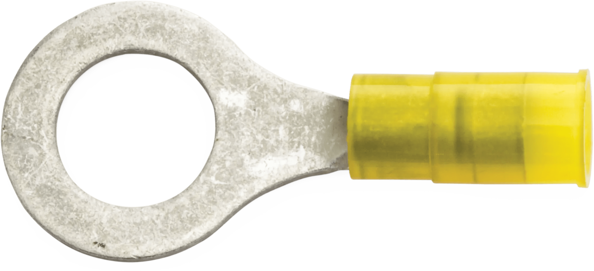 16 -14 AWG Yellow Nylon Insulated Enduralon™ Heavy Duty (3/8" - 7/16") Ring Terminal - 50 Pack