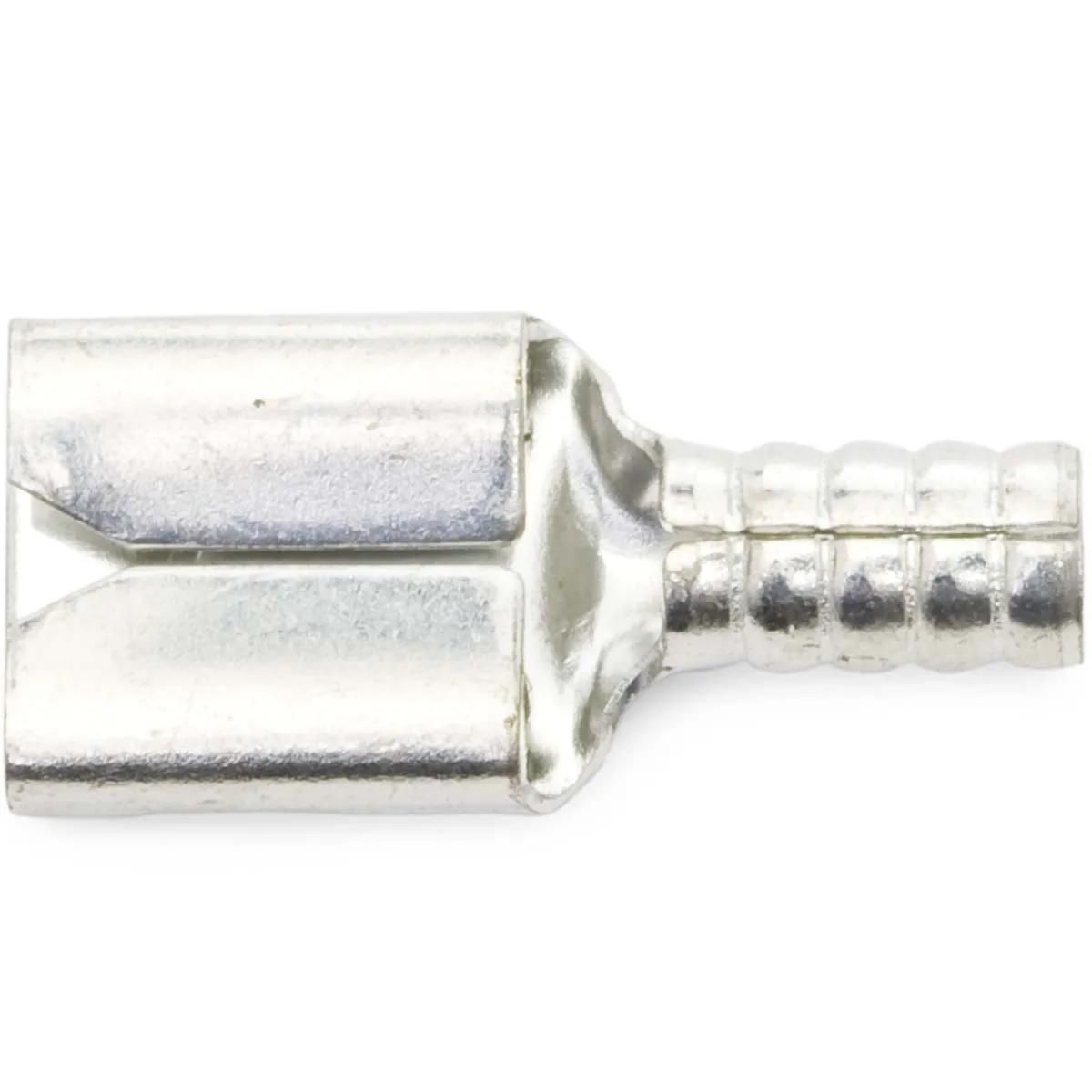16 -14 AWG Non-Insulated Female (1/4" Tab) Quick Slide Terminal - 50 Pack