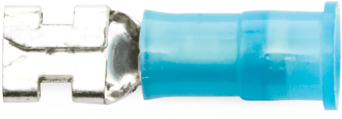 16 - 14 AWG Blue Nylon Insulated Enduralon™ Standard Female (3/16" Tab) Quick Slide Terminal - 50 Pack