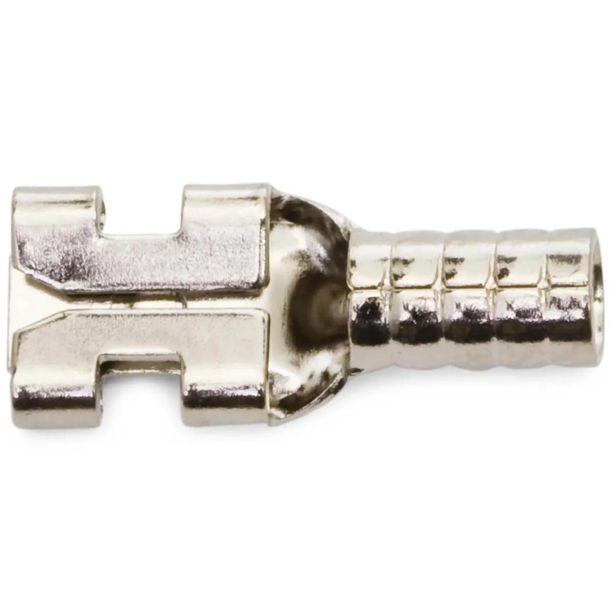 16 - 14 AWG Non-Insulated High-Temperature Heavy-Duty Female (3/16" Tab) Quick Slide Terminal - 50 Pack
