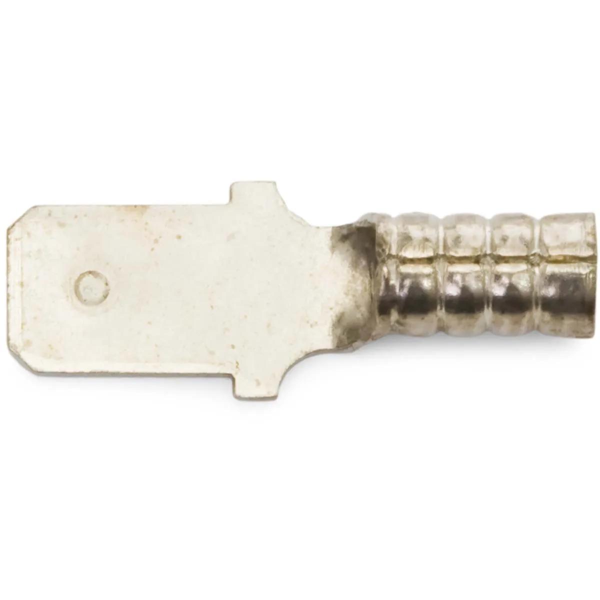 16 - 14 AWG Non-Insulated High-Temperature Heavy-Duty Male (3/16") Quick Slide Terminal - 50 Pack
