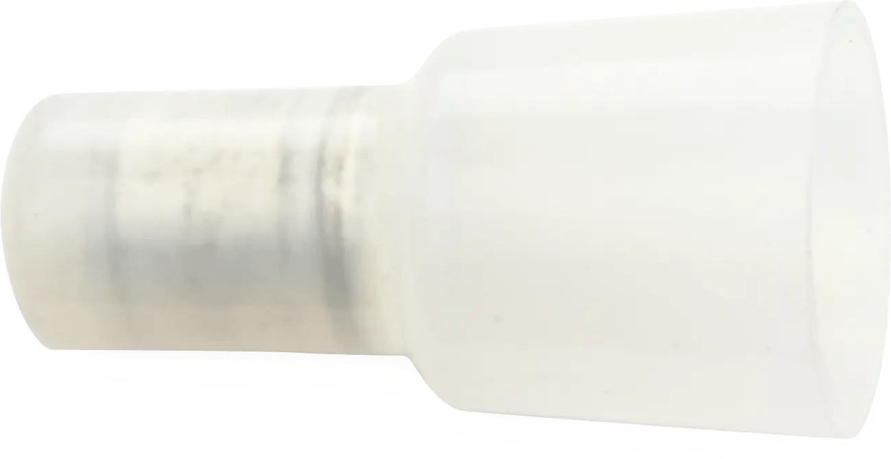 16 - 10 AWG Clear Nylon Fully Insulated Enduralon™ Closed End "Pig Tail" Connector - 50 Pack