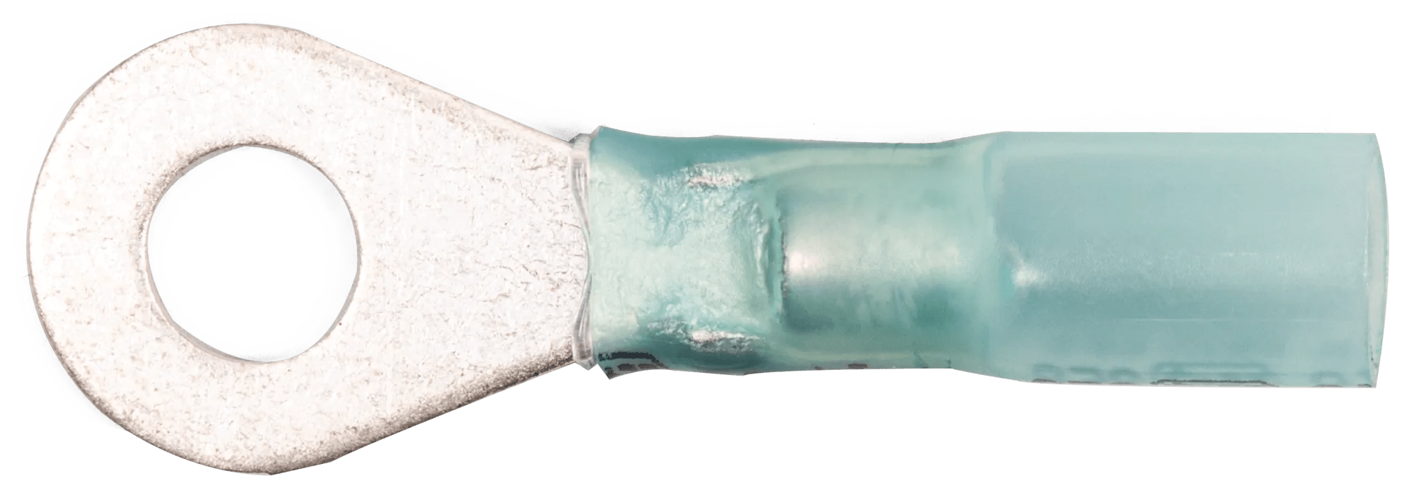16 - 14 AWG Blue Nylon Insulated SolderConn Self-Soldering (#12 - 1/4") Ring Terminal - 25 Pack