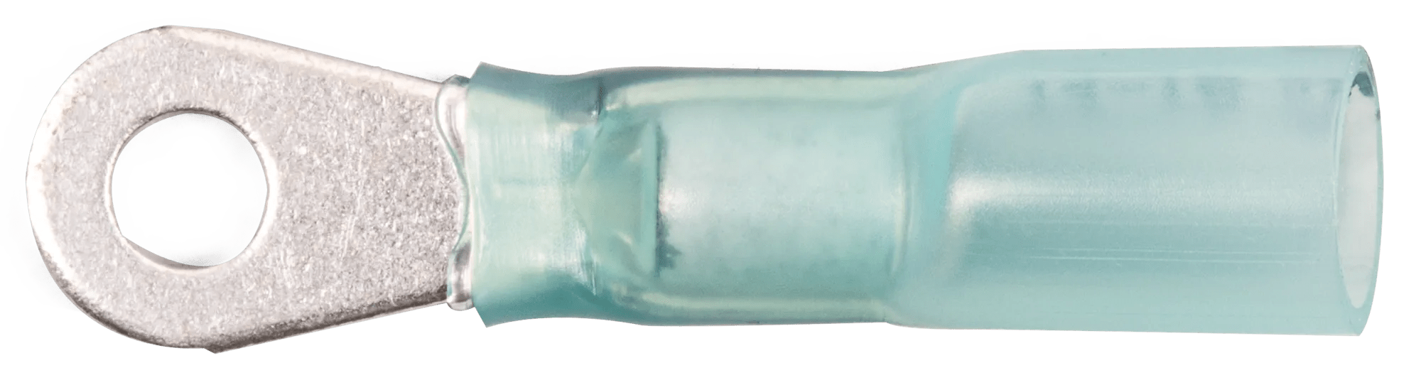 16 - 14 AWG Blue Nylon Insulated SolderConn Self-Soldering (#6 - #8) Ring Terminal - 25 Pack