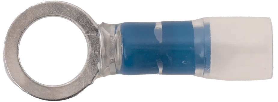 16 - 14 AWG Blue Polyolefin Insulated Pro-Tech™ Extreme (5/16" - 3/8") Ring Terminal - 25 Pack