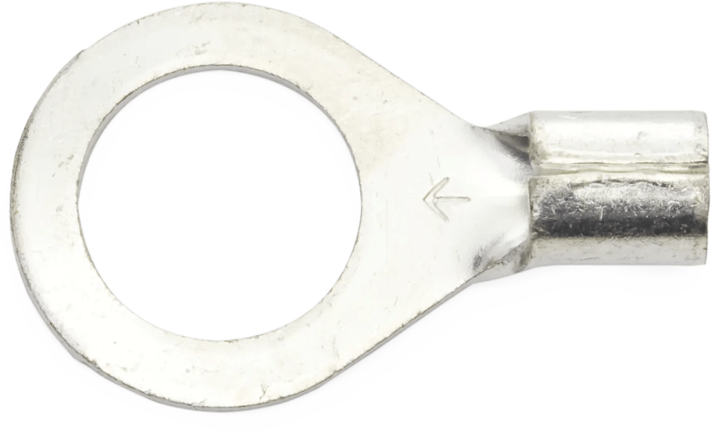 12 - 10 AWG Non-Insulated (5/16" - 3/8") Ring Terminal - 50 Pack