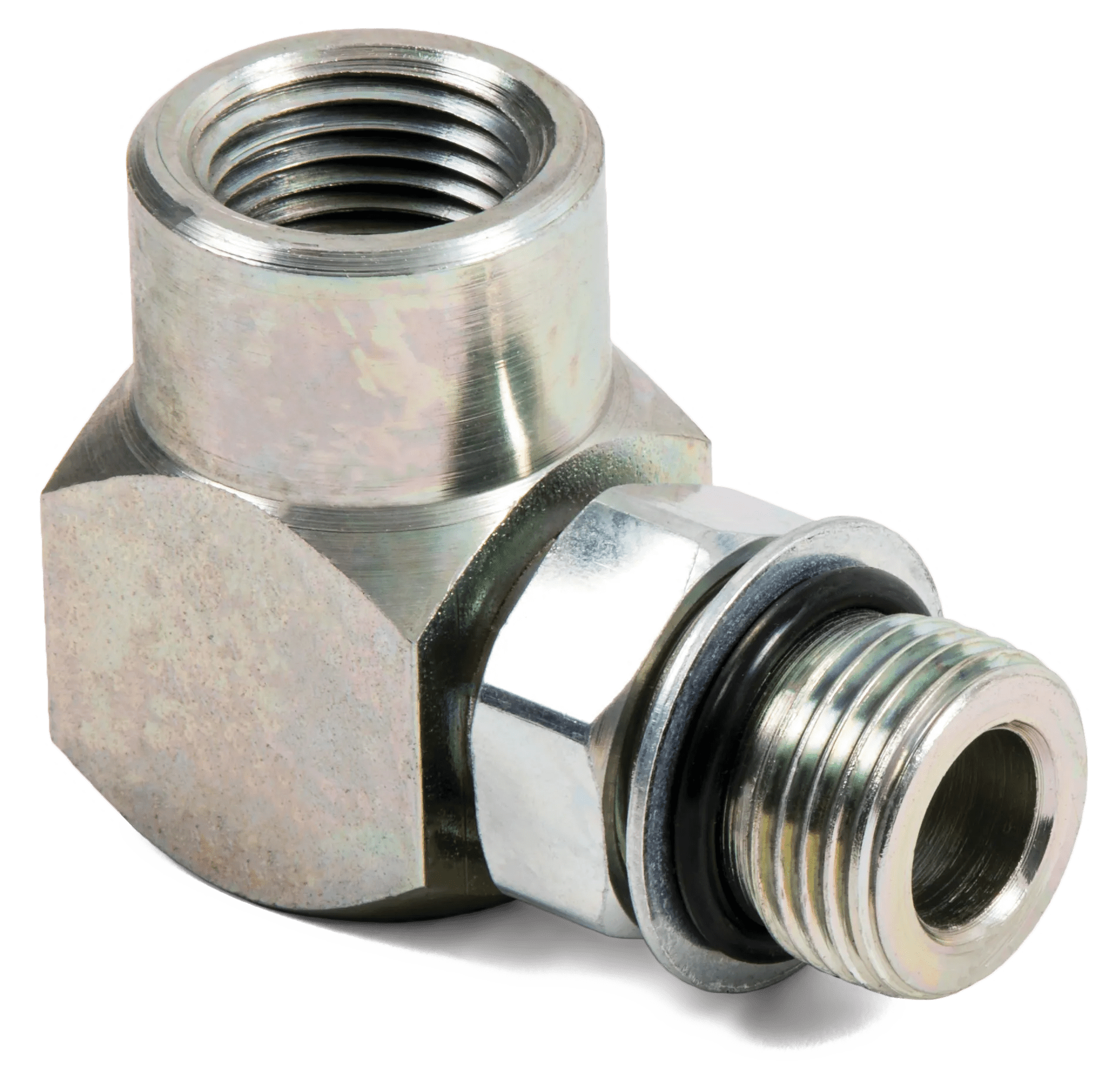 Steel Male Straight Thread O-Ring 90° Elbows