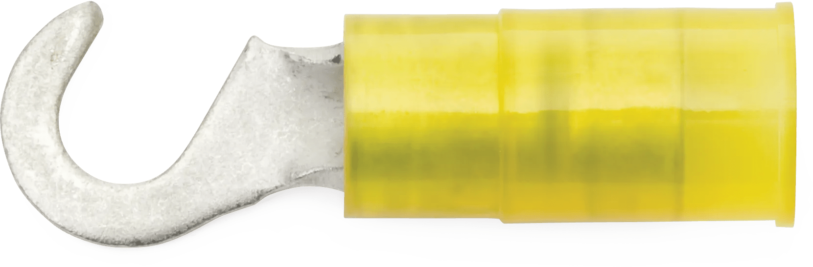 12 - 10 AWG Yellow Nylon Insulated Enduralon™ (#8 - #10) Hook Terminal - 50 Pack