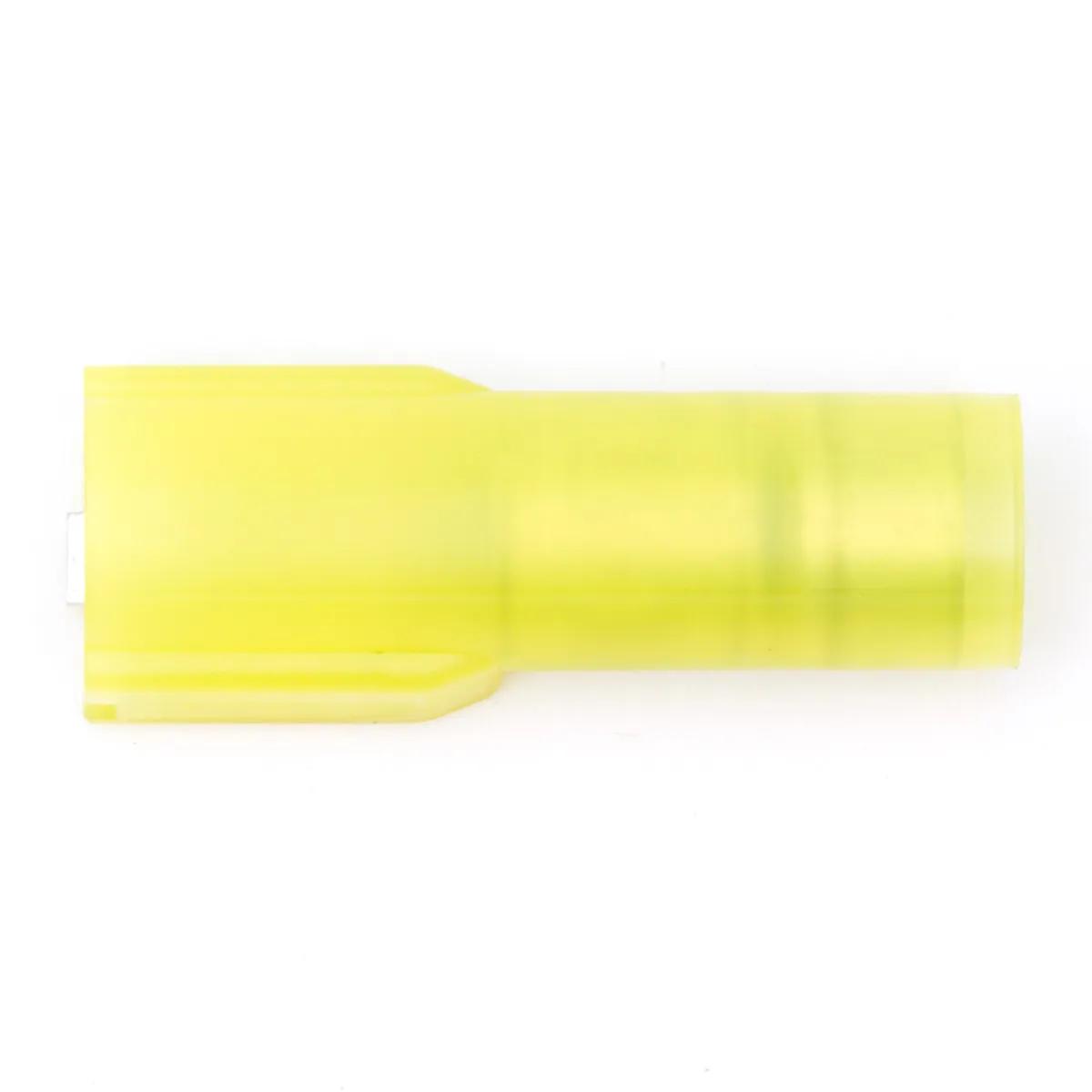 12 - 10 AWG Yellow Insulock™ Nylon Fully Insulated Enduralon™ Special (1/4" Tab) Female Quick Slide Terminal 12 - 10 AWG - 50 Pack