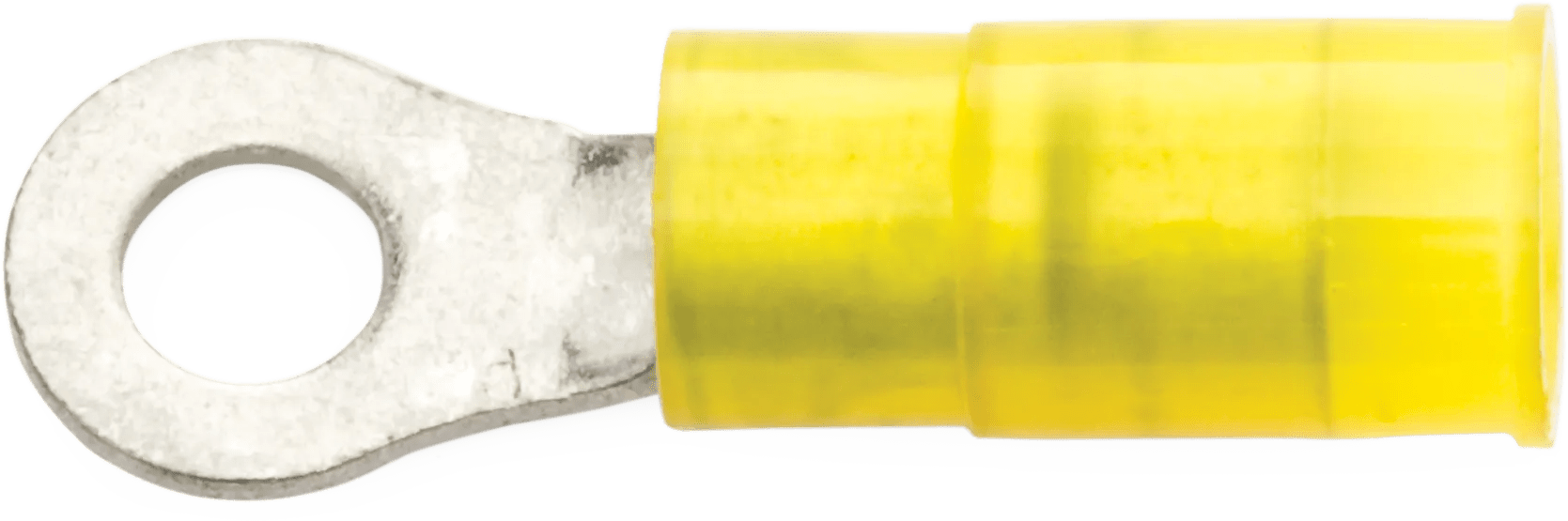 12 - 10 AWG Yellow Nylon Insulated Enduralon™ (#8 - #10) Ring Terminal - 50 Pack