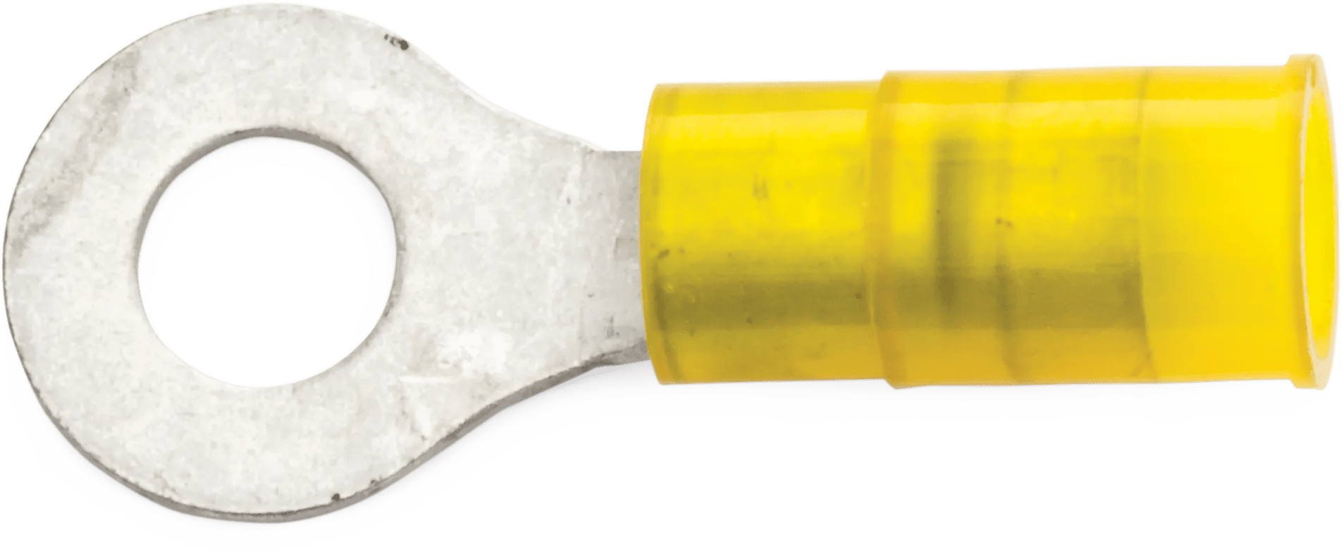 12 - 10 AWG Yellow Nylon Insulated Enduralon™ (#12 - 1/4") Ring Terminal