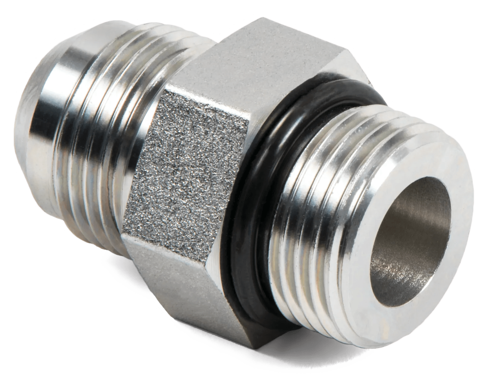 1-1/4" x 1" SAE JIC 37° to Straight Thread O-Ring Connector