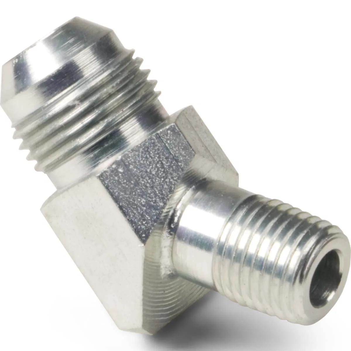 1-1/4" x 1-1/4" Male SAE JIC 37° 45° Elbow