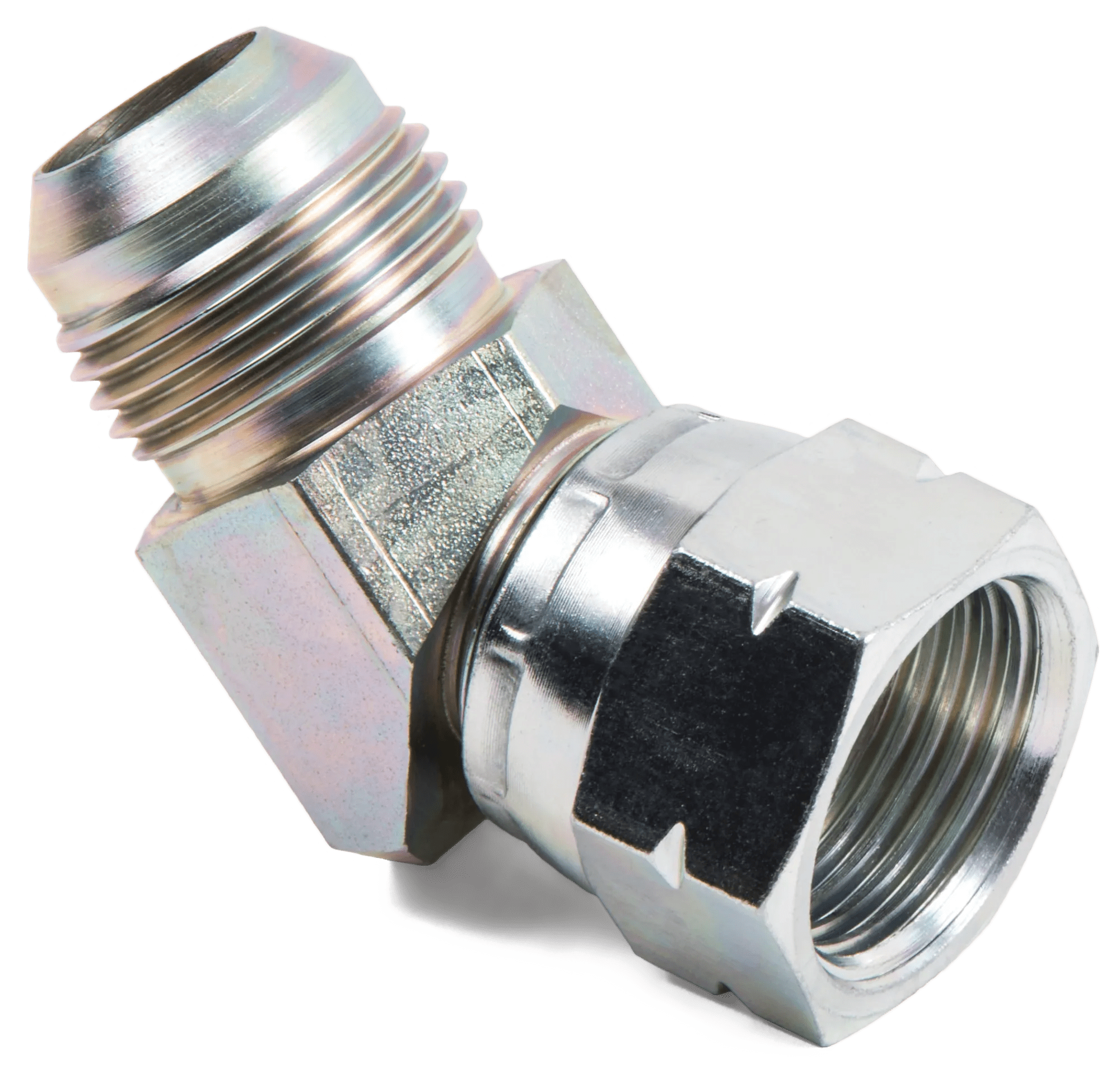 5/8" SAE JIC 37° Swivel Nut 45° Elbow