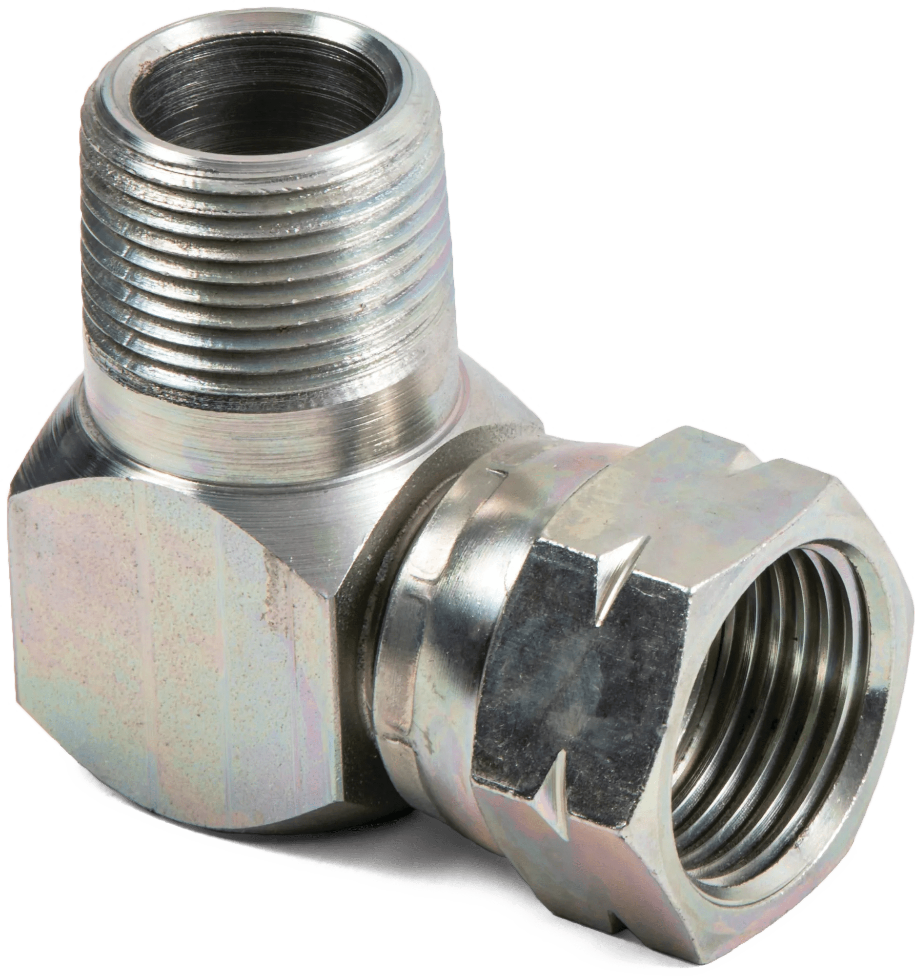 1/2" x 1/2" Male SAE JIC 37° to Pipe 90° Swivel Elbow