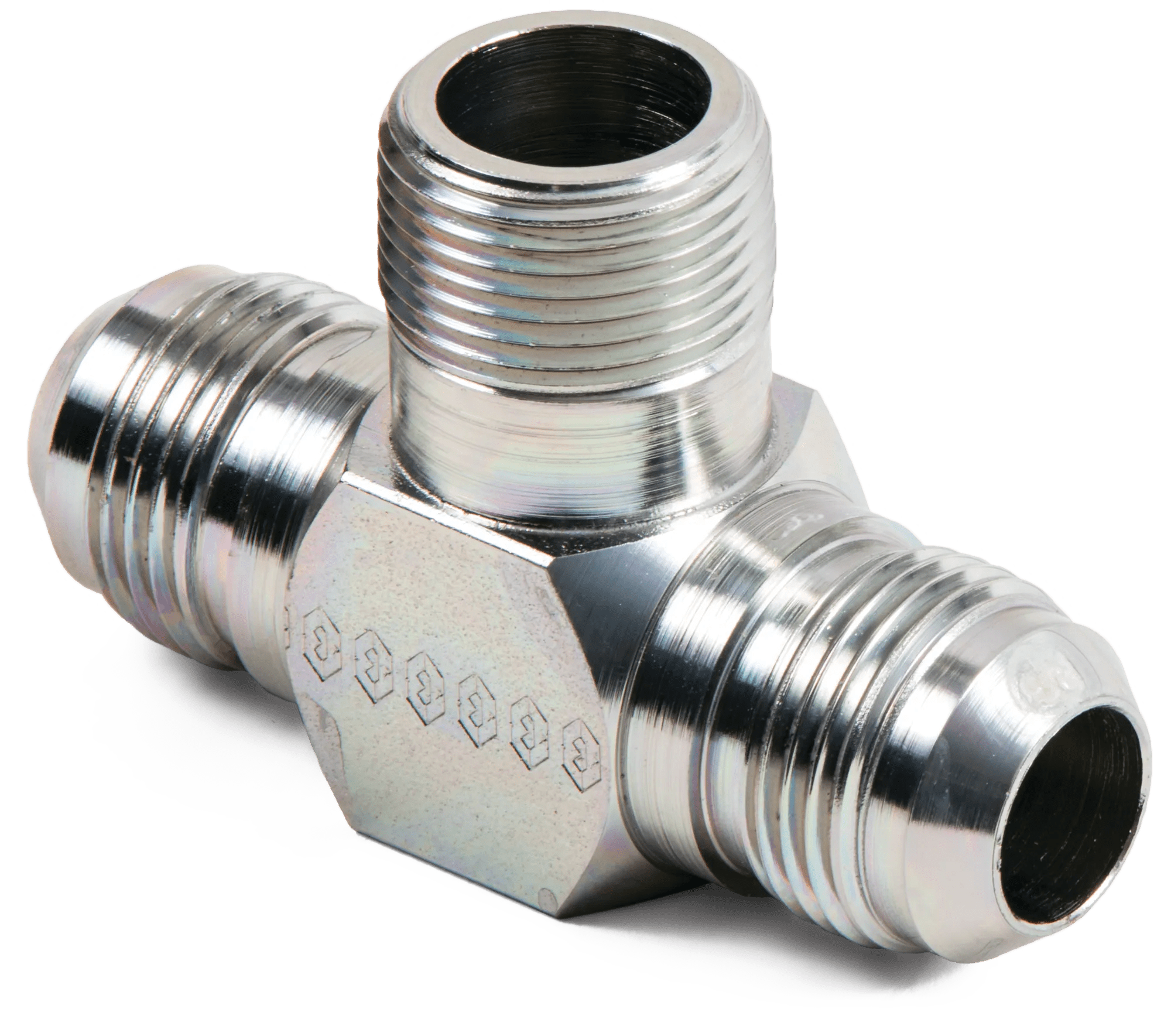 1" x 1" Male SAE JIC 37° Branch Tee