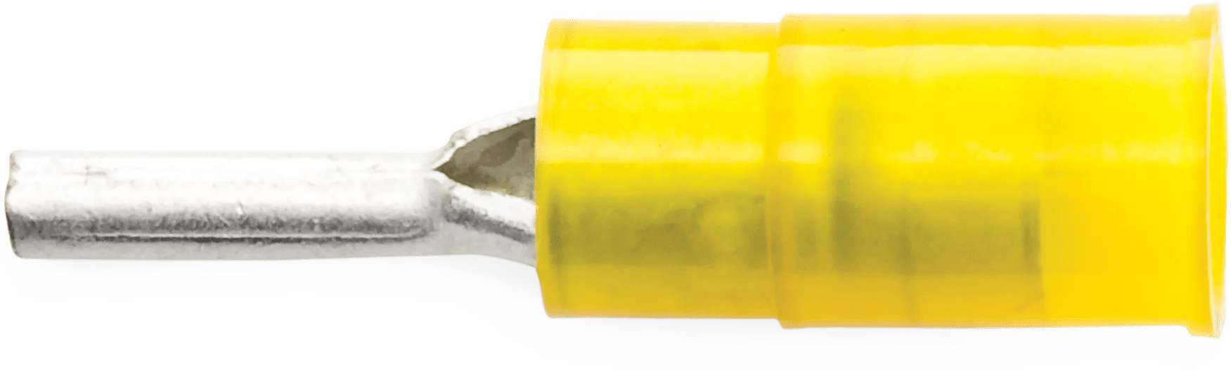 12 - 10 AWG Yellow Nylon Insulated Enduralon™ Pin Terminal - 50 Pack