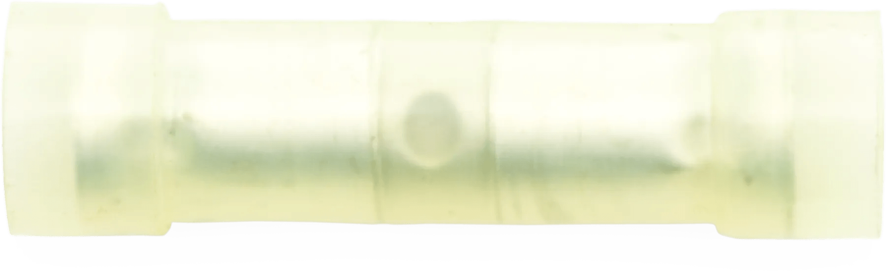 12 - 10 AWG Yellow Insulock™ Nylon Insulated Enduralon™ Ultra Butt Connector with Corro-Guard Sealant - 25 Pack