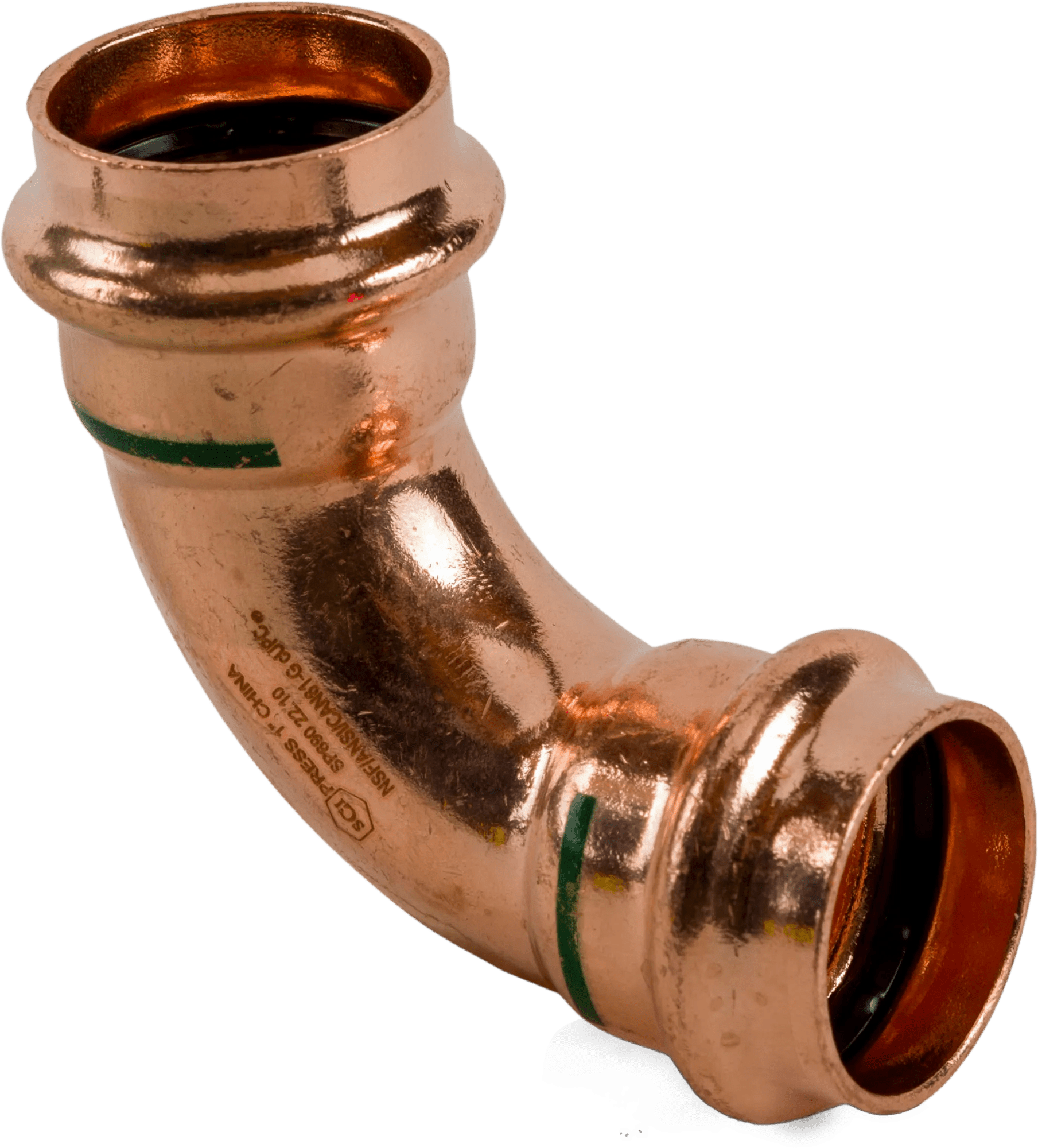 3/4" Copper Press Fitting 90° Elbow - 5 Pack