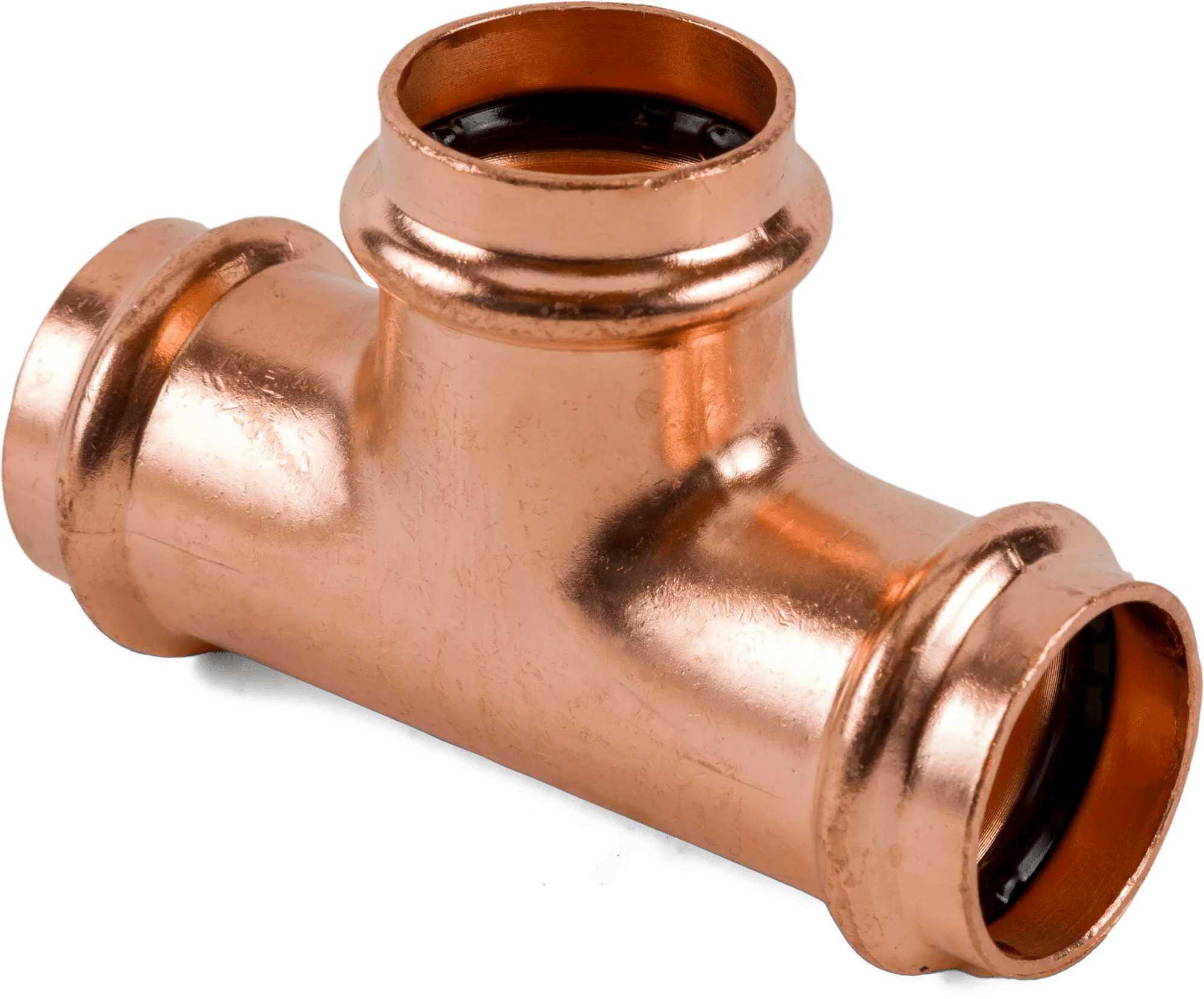 1/2" Copper Press Fitting Union Tee