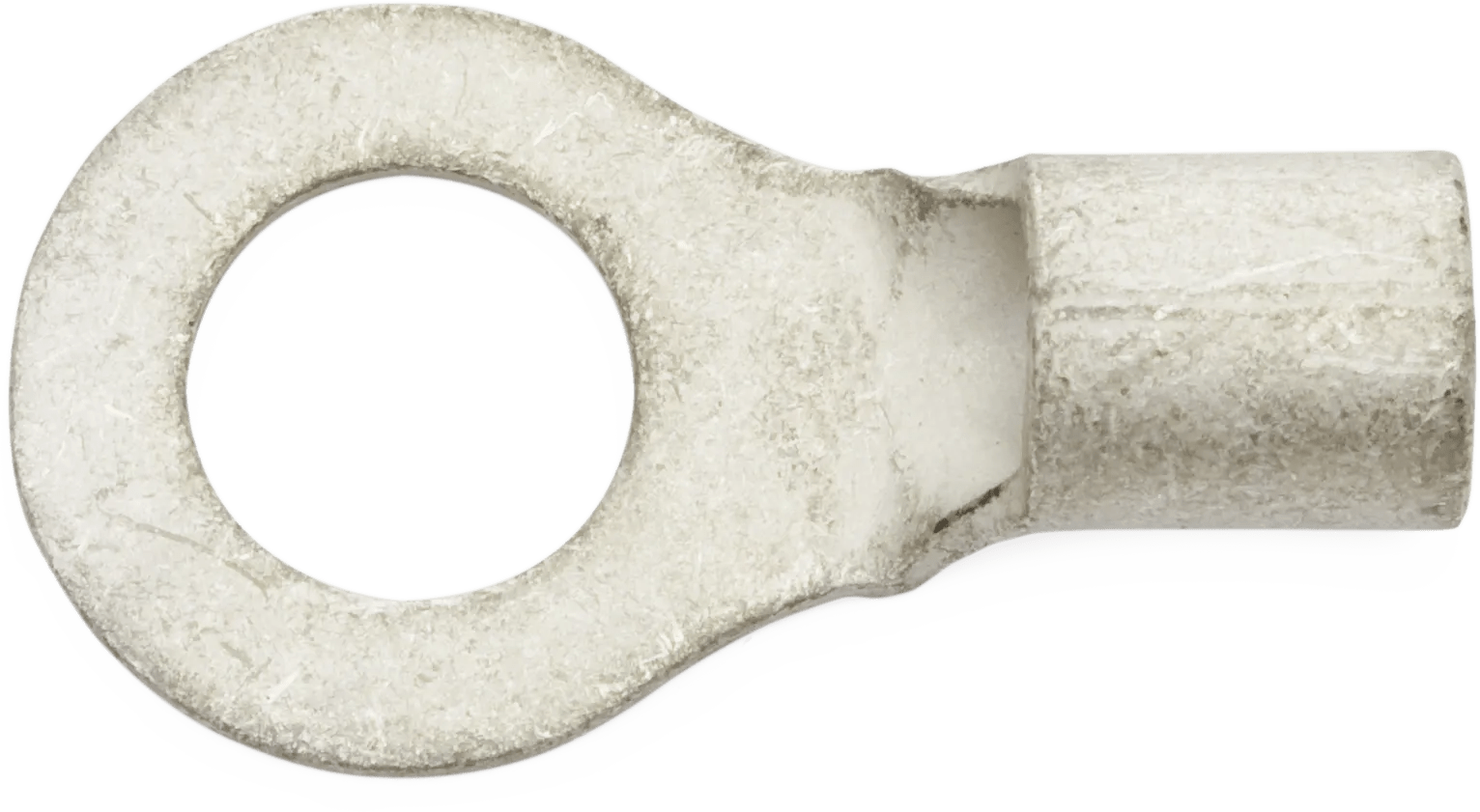 8 AWG Heavy-Duty Non-Insulated (1/4" - 5/16") Ring Terminal - 25 Pack