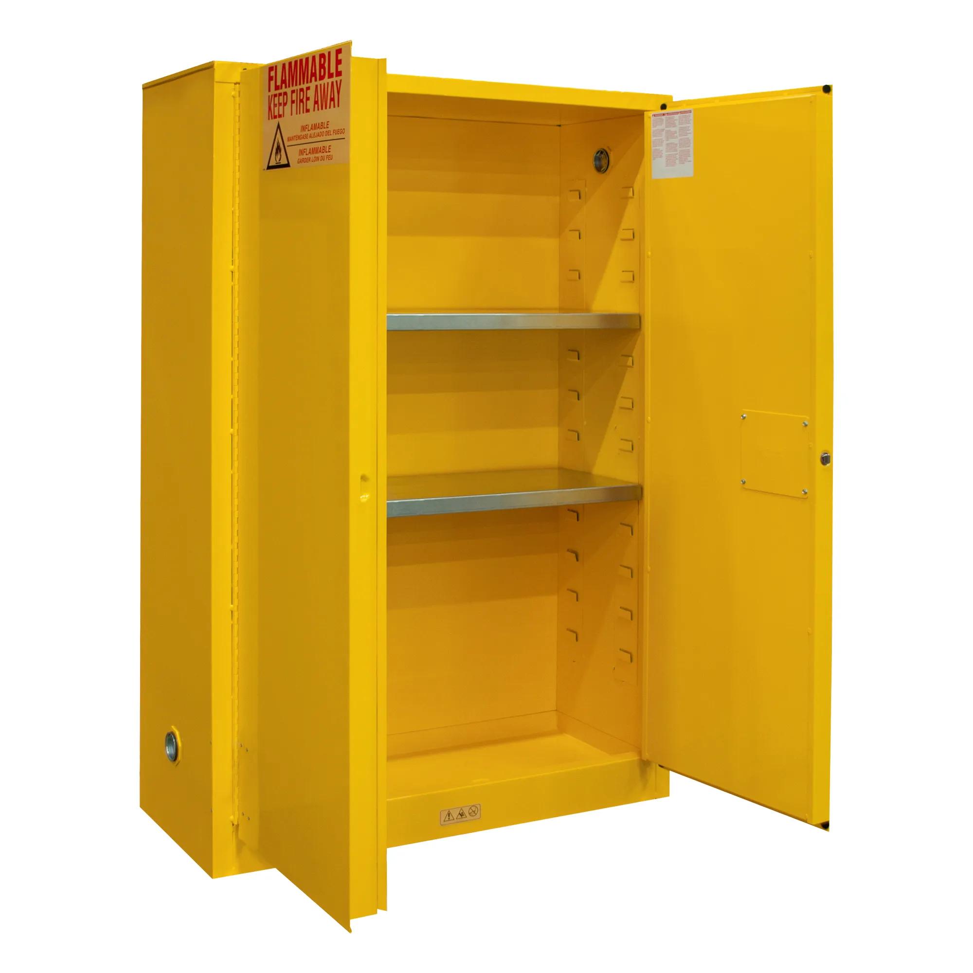 45 Gallon Flammable Materials Safety Cabinet with Manual Close Door