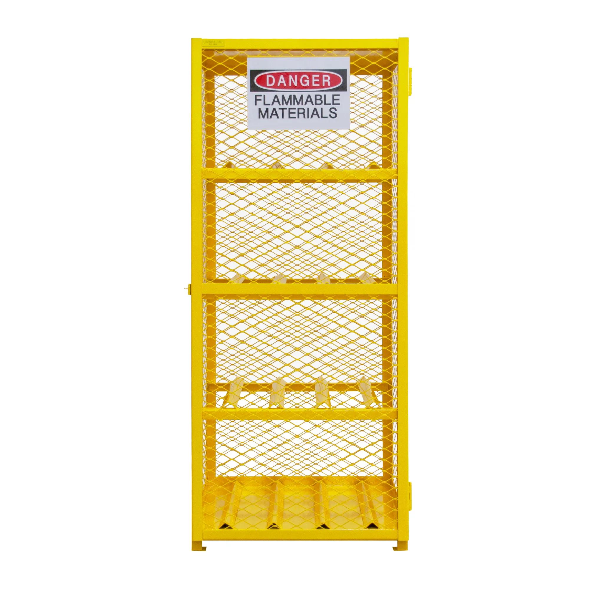 Horizontal 8 Cylinder Cabinet with Manual Close Door