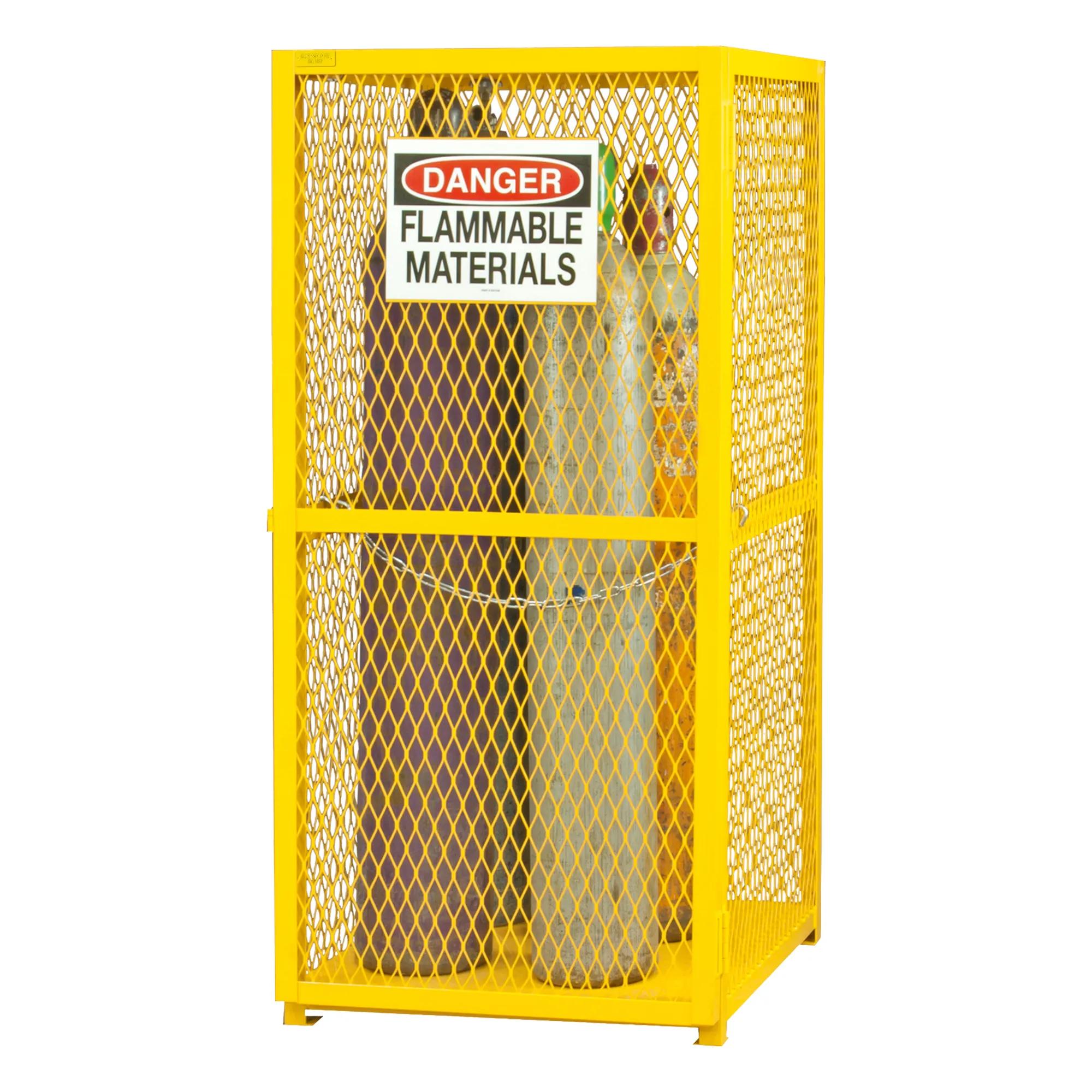 Vertical 9 Cylinder Cabinet with Manual Close Door