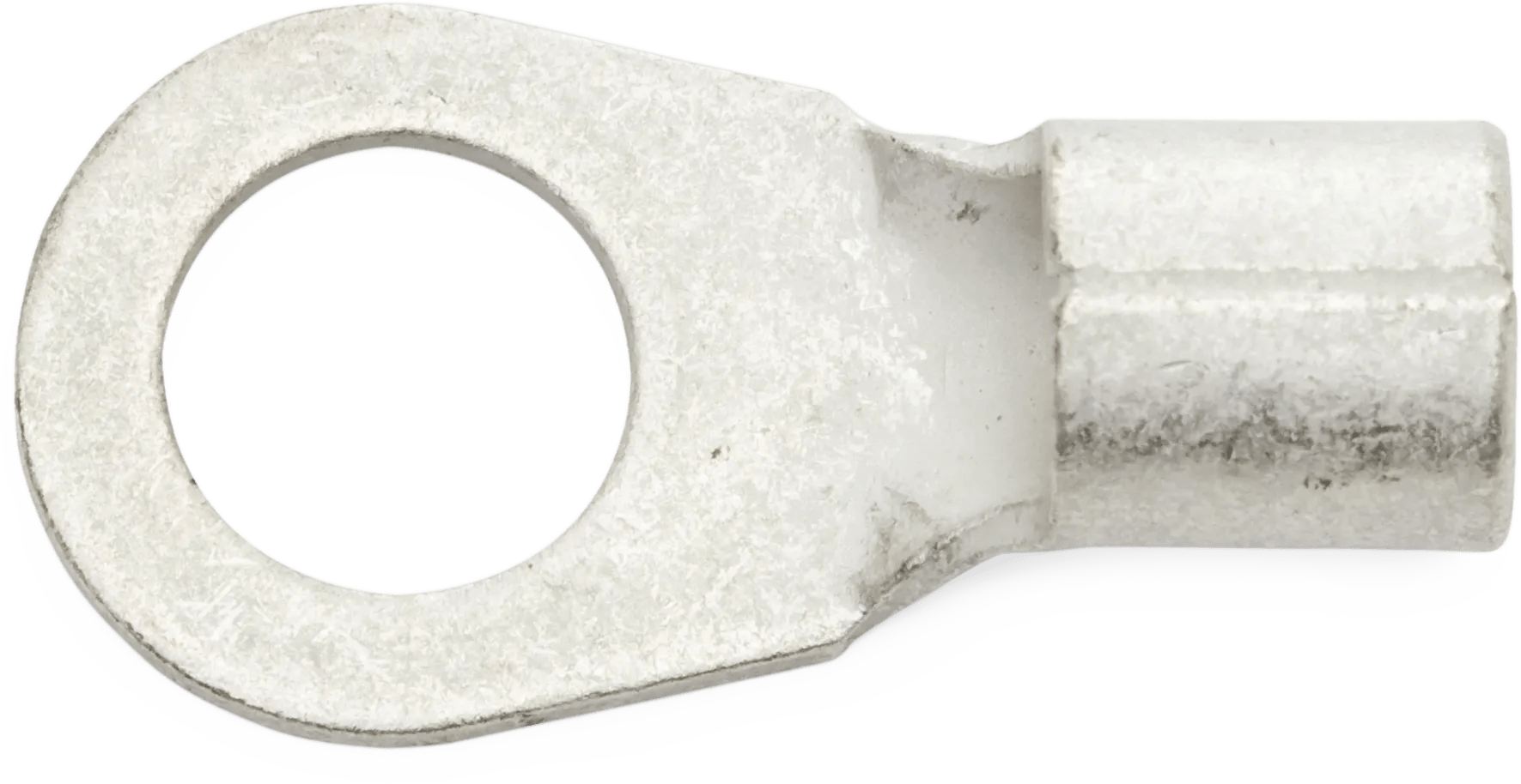 6 AWG Heavy-Duty Non-Insulated (5/16" - 3/8") Ring Terminal - 25 Pack