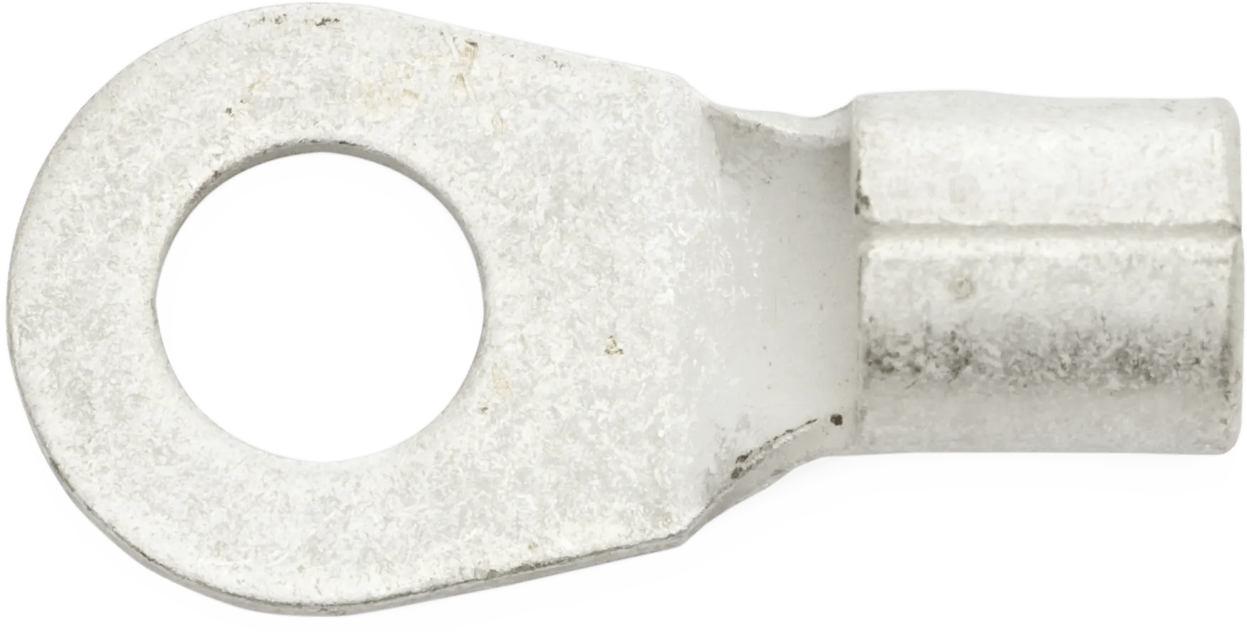 6 AWG Heavy-Duty Non-Insulated (1/4" - 5/16") Ring Terminal - 25 Pack
