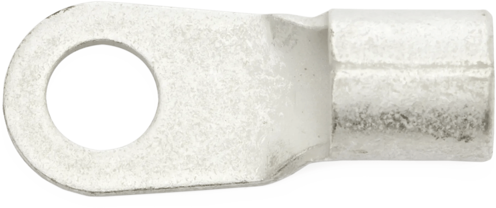 6 AWG Heavy-Duty Non-Insulated (#12 - 1/4") Ring Terminal - 25 Pack