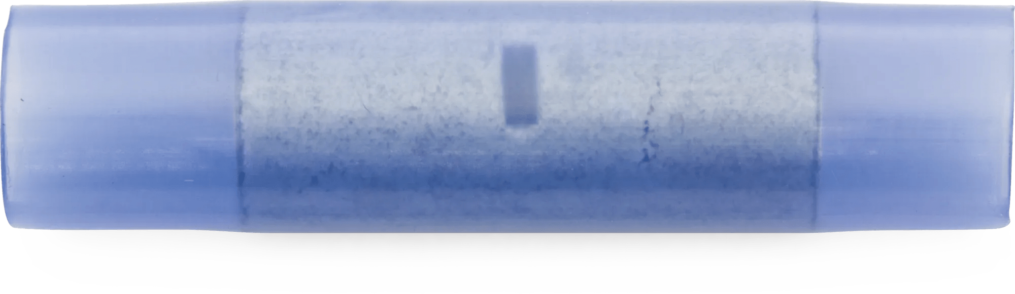 6 AWG Blue Nylon Insulated Enduralon™ Butt Connector - 25 Pack