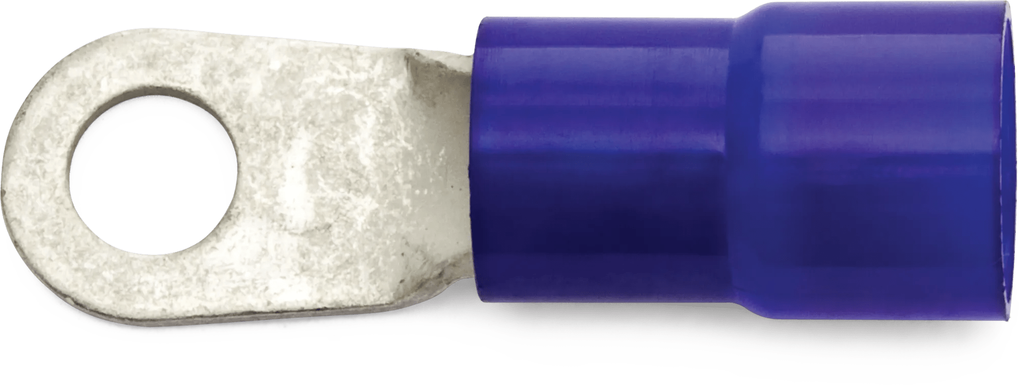 6 AWG Blue Nylon Insulated Enduralon™ (#12 - 1/4") Ring Terminal - 25 Pack